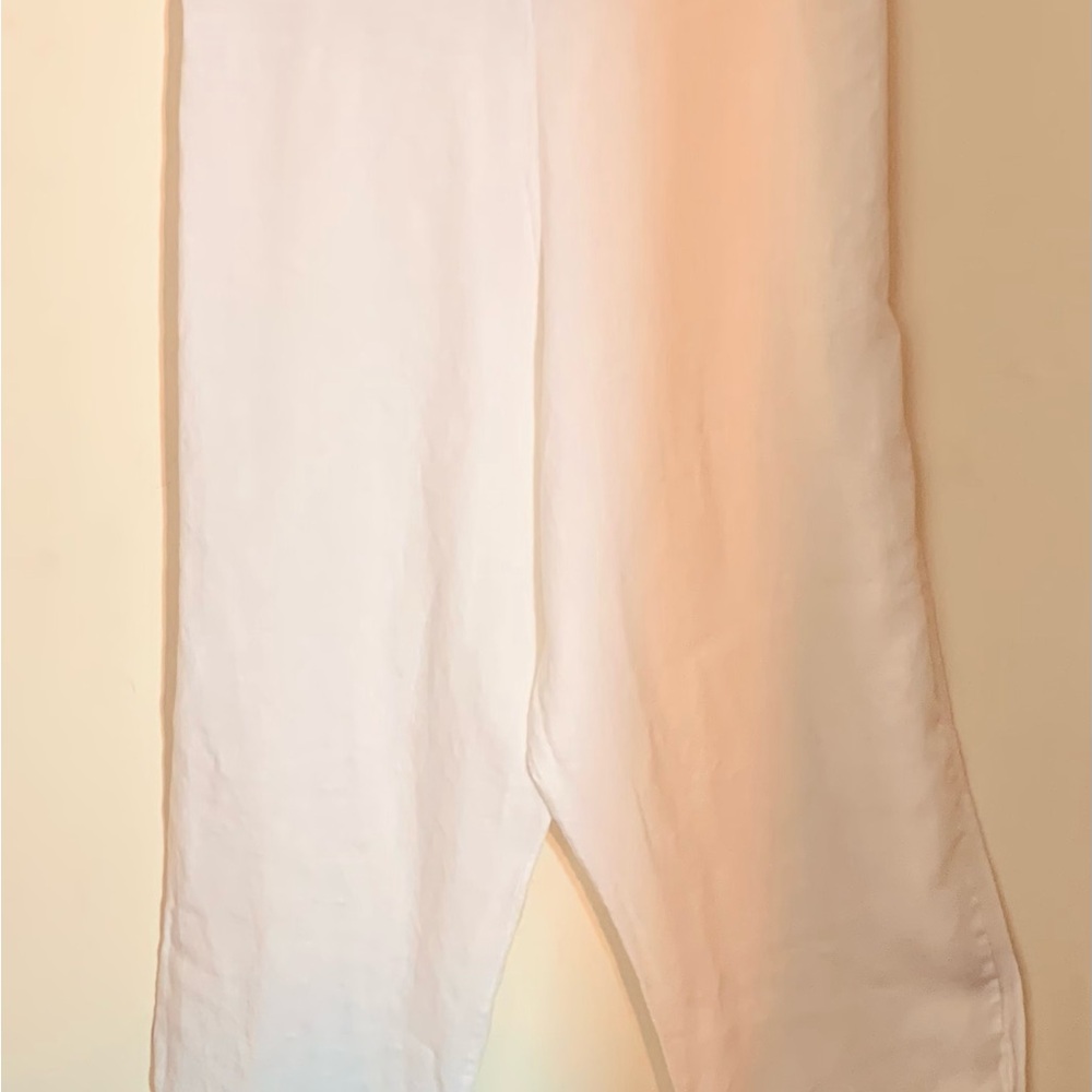 bryn Walker White Wide Leg Pants